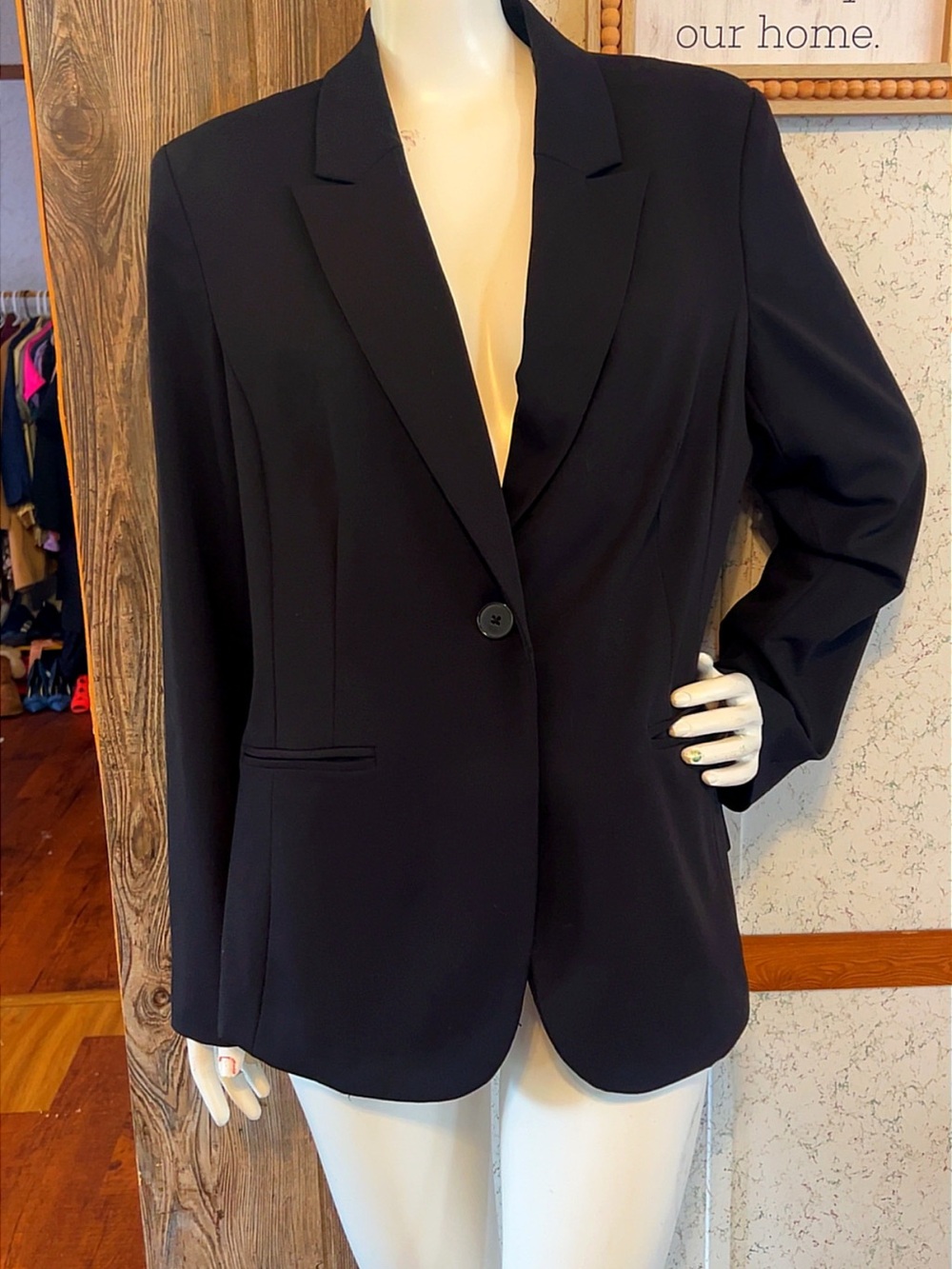 Liz Claiborne Black Tailored Blazer Size 14